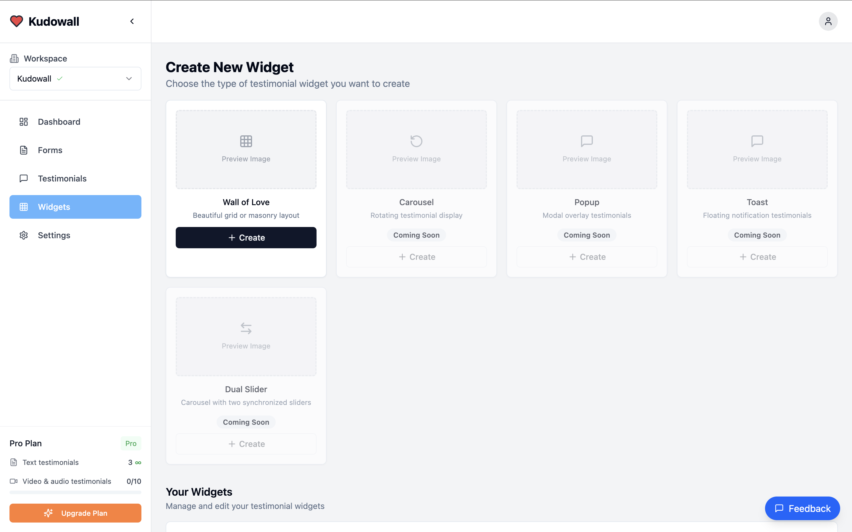High-performance widgets and video tools
