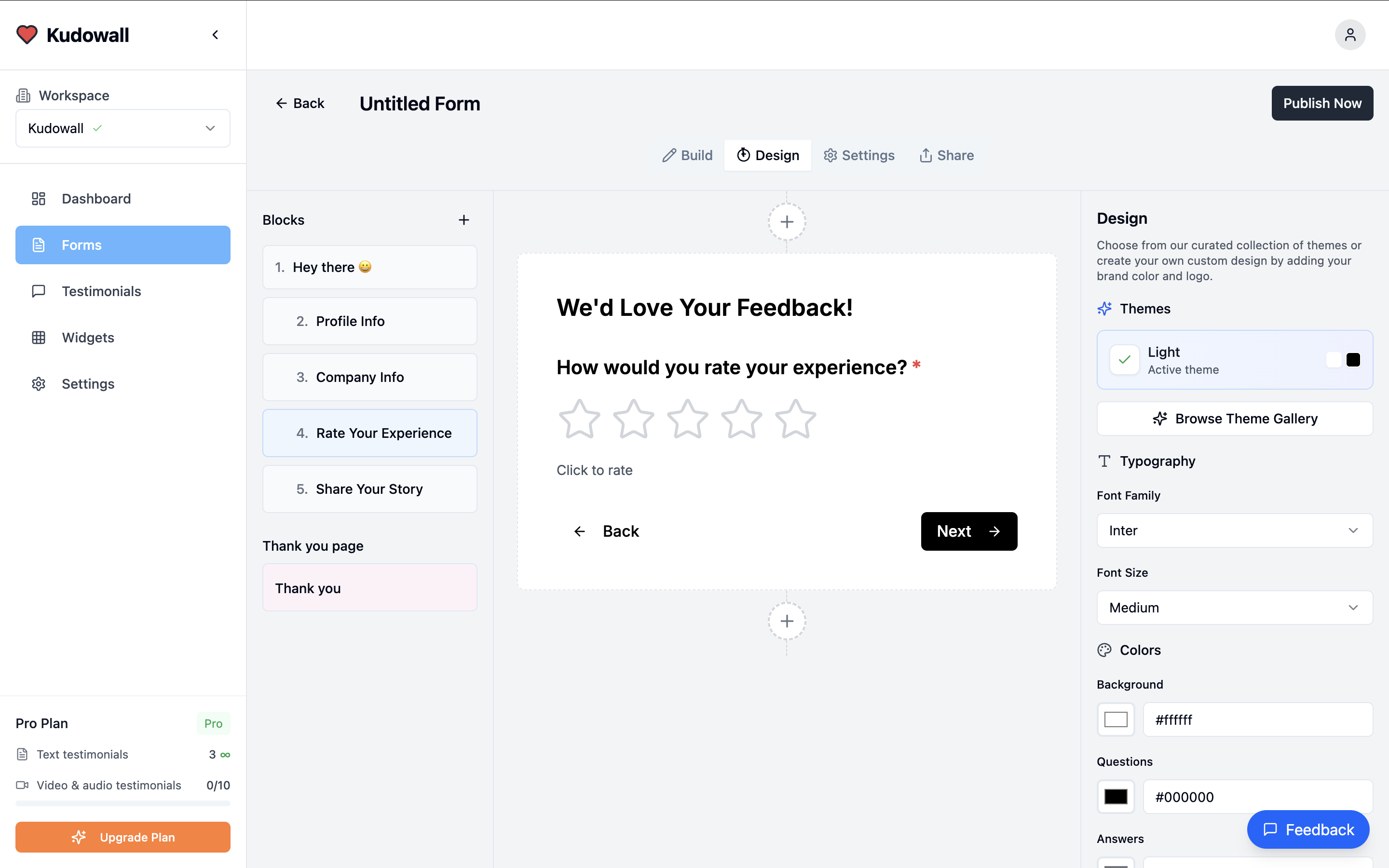 Well-designed UX from a seasoned team