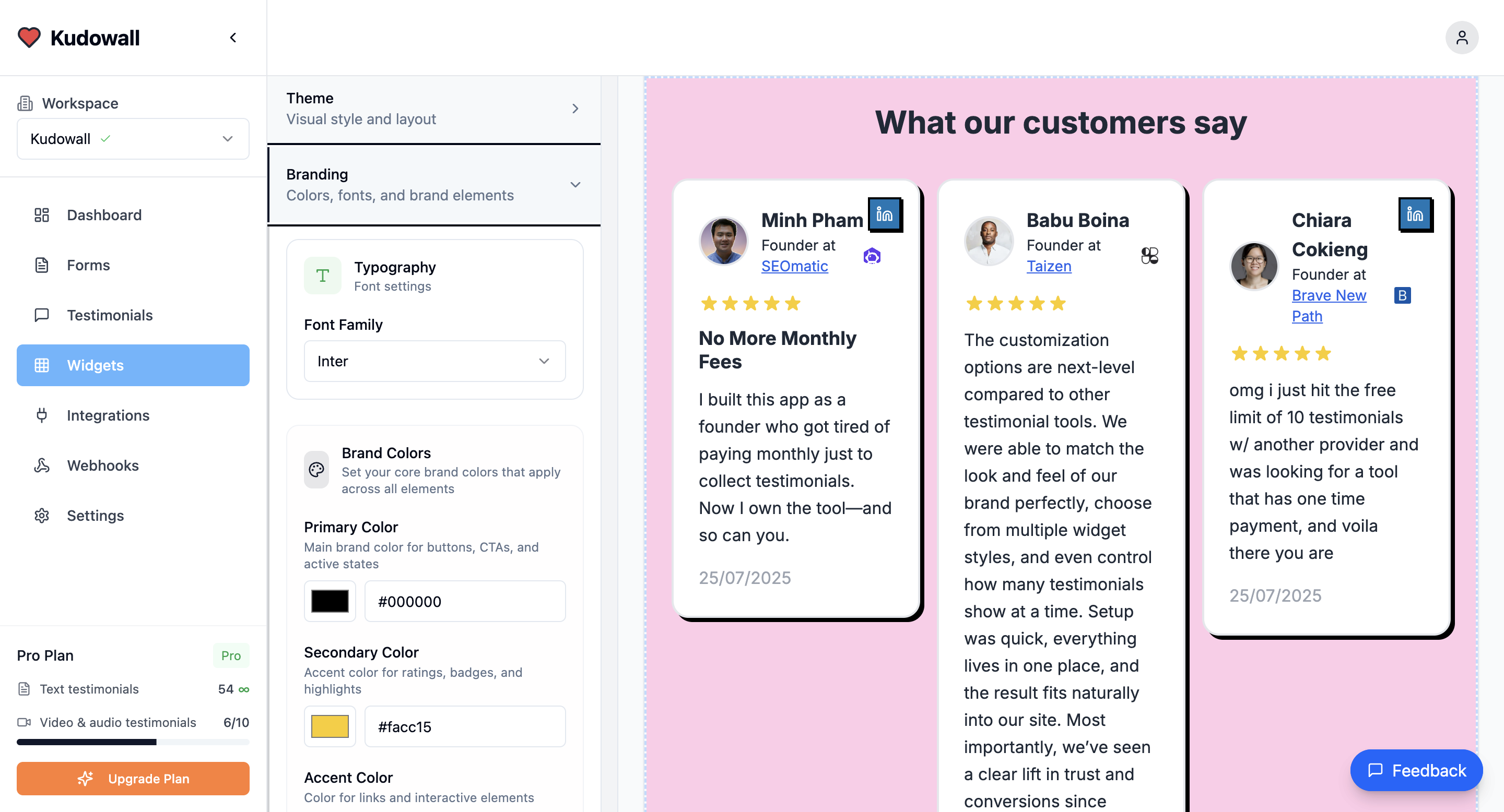 Reinforce Trust with Visual & Verified Elements