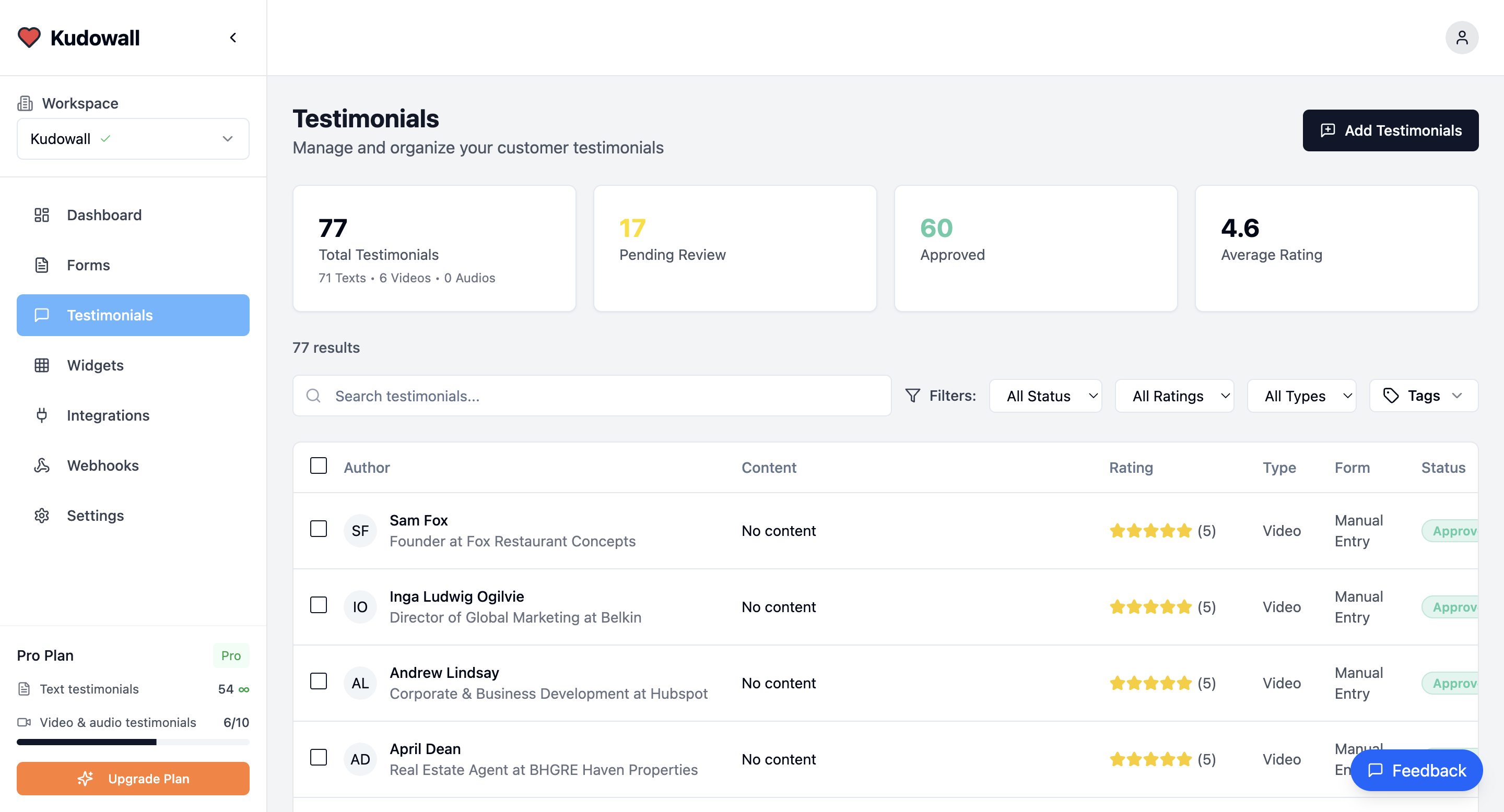 Organize Stories by Industry, Use Case, or Persona
